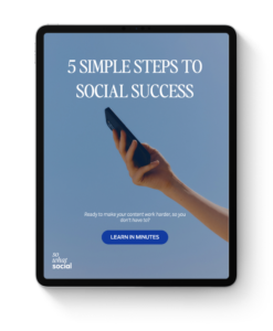 social media success guide visual